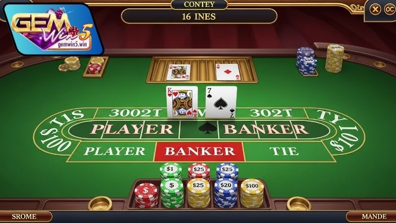 Luật chơi Baccarat online tại Gemwin