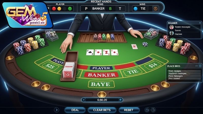 Ưu điểm nổi bật khi chơi Baccarat online tại Gemwin
